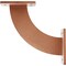 Ekena Millwork Bradford Steel Bracket, Hammered Copper 2"W x 7"D x 7"H BKTM02X07X07BRHCO - alternate 3